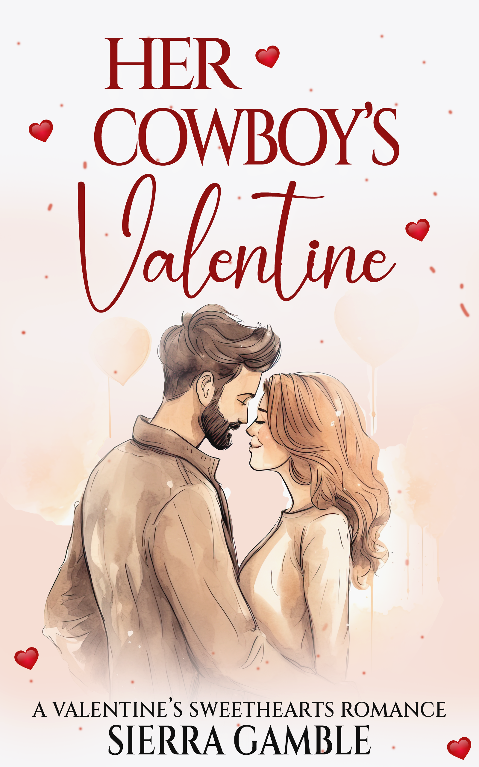 Her Cowboy's Valentine by Sierra Gamble PNG